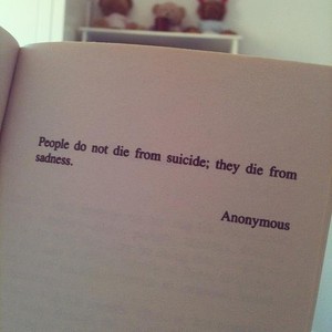  Suicide....