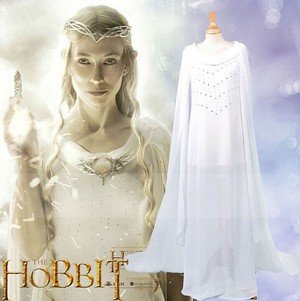  The Lord of the Rings Royal Elf Galadriel cosplay Costume