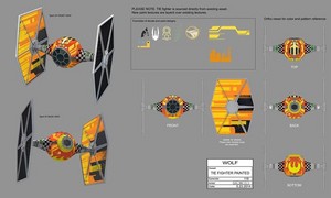  Tie Fighter Painted Concept Art