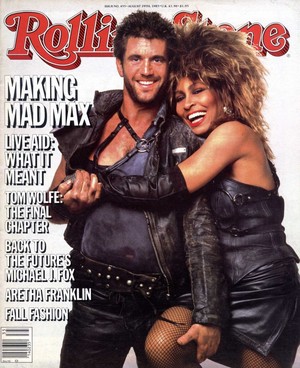 Tina Turner on cover of Rolling Stone (1985)