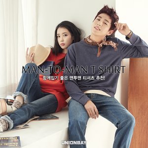  150408 ‎IU‬ and ‪Lee Hyun Woo‬ for 유니온베이 UNIONBAY‬ 페이스북 update