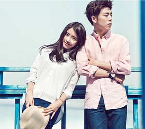 150413 ‎IU‬ and ‪‎Lee Hyun Woo‬ for ‎UNIONBAY‬ website update