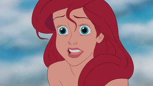  Ariel in the first movie with her colores in the third movie