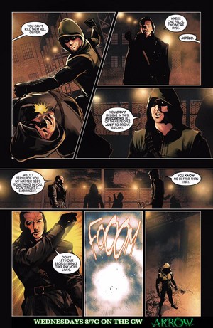  Arrow - Episode 3.17 - Suicidal Tendencies - Comic voorbeeld