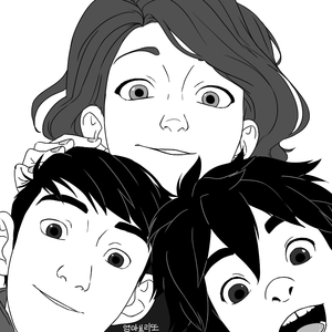  Aunt Cass, Tadashi and Hiro