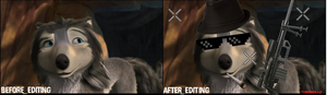  Before My editar and After my editar
