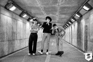 Block B's trio BASTARZ are suave in group photos