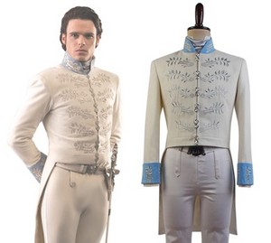  Cinderella 2015 Film Prince Charming Kit Uniform Outfit Cosplay Costume