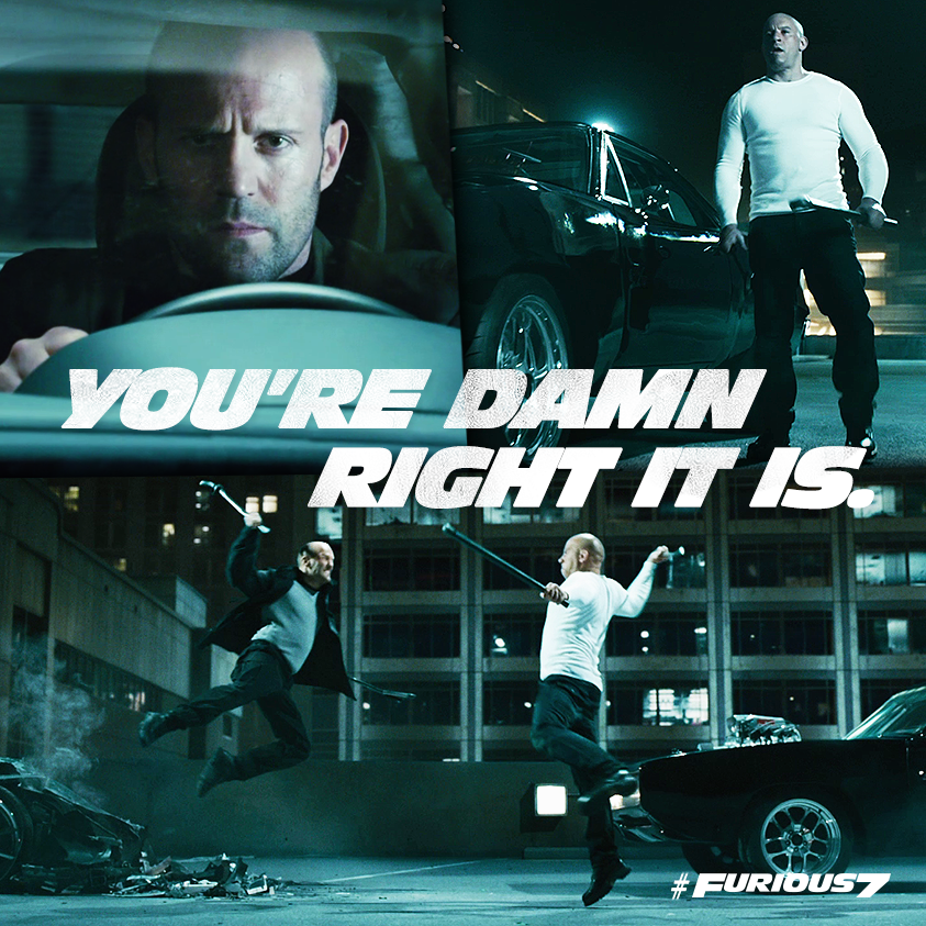 Furious 7 - Shaw and Dom