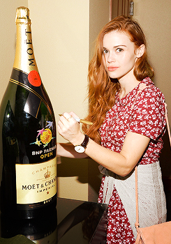  Holland Roden visits The Moet and Chandon Suite at the 2015 BNP Paribas Open