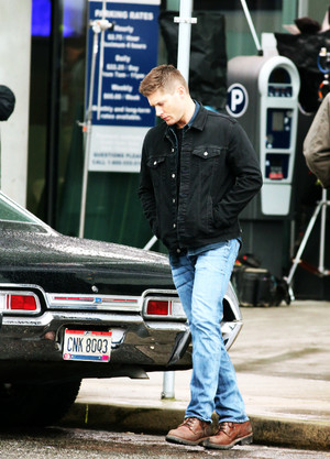  Jensen On Set Of Supernatural