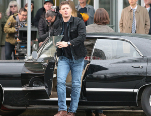  Jensen On Set Of Supernatural