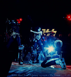  Kiss Alive! Tour…February 23, 1976 ~The Форум