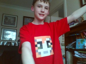  Me with my stampy t-shirt on