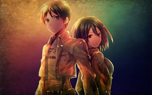  Mikasa Ackerman and Eren Jaeger