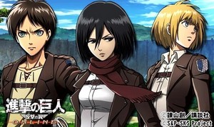  Mikasa, Eren, and Armin