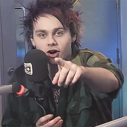  Mikey pointing at cameras