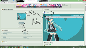  THIS IS MY DEVIANTART I HAVE BEEN IN 4 Monat >:P