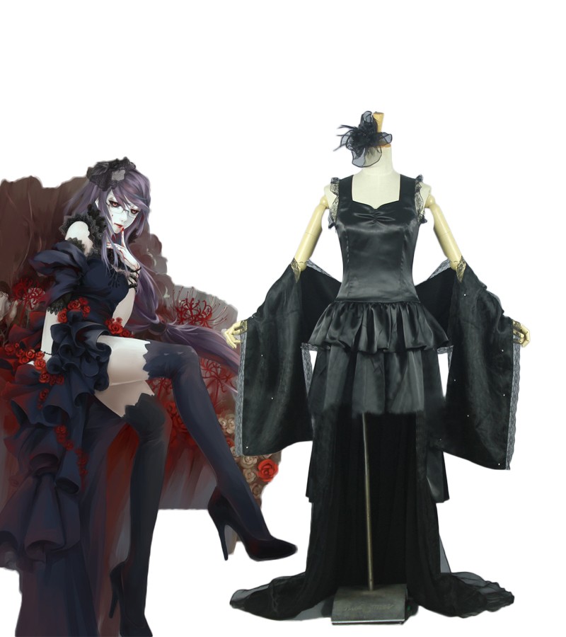 Tokyo Ghoul Rize Kamishiro Black Dress cosplay Costume