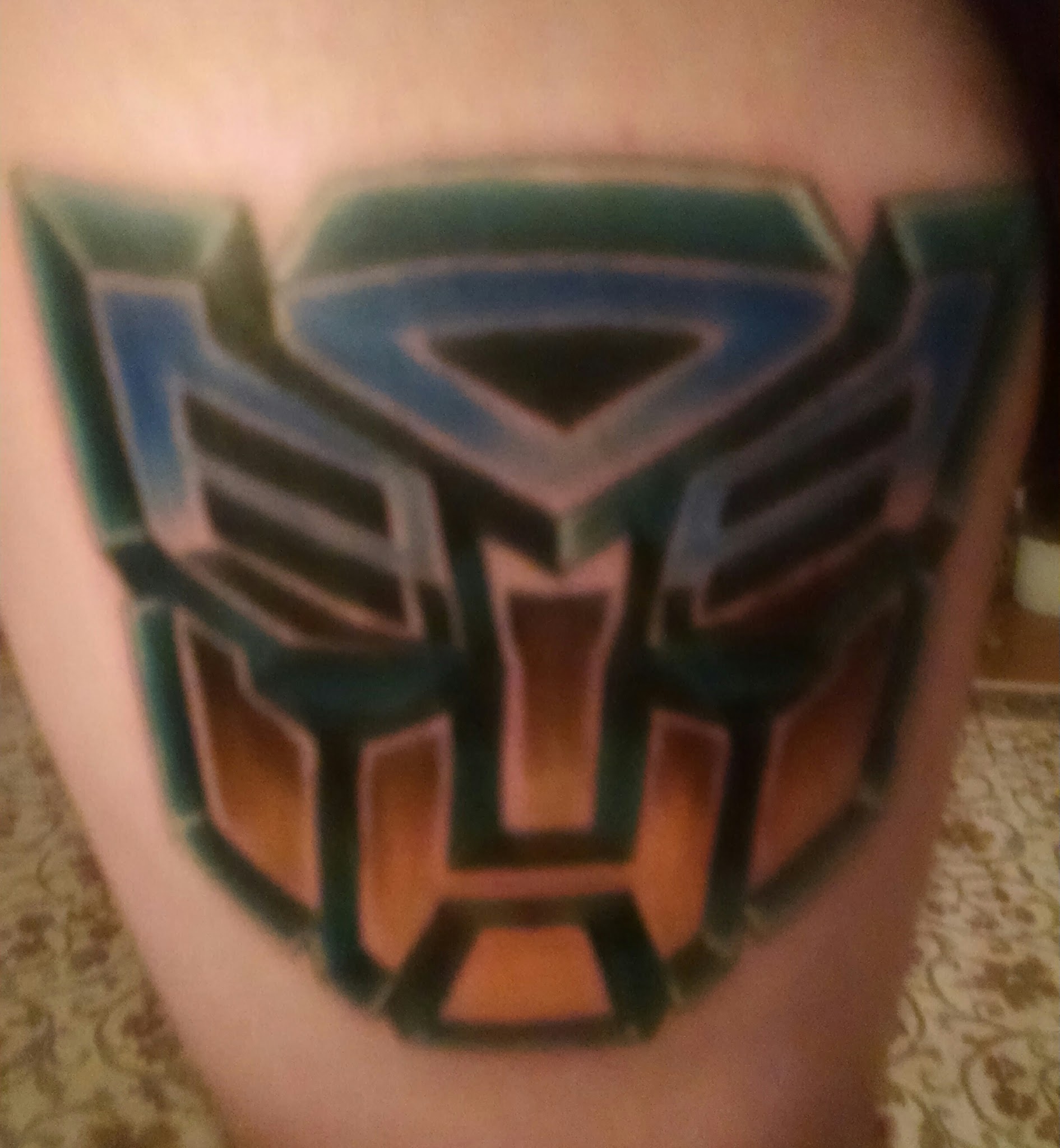 Transformers fan tattoo - Autobots insignia