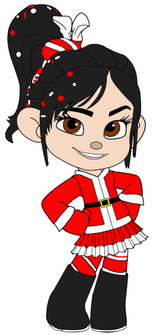  Vanellope as Mrs Claus (Redone)