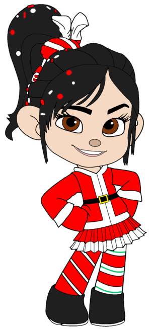  Vanellope as Mrs Claus