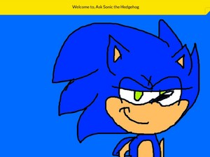  Welcome to Ask Sonic the Hedgehog