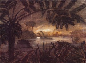 Prehistoric jungle concept art