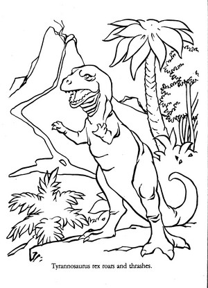  Universe of Energy T-Rex coloring sheet