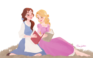                                Belle and Rapunzel