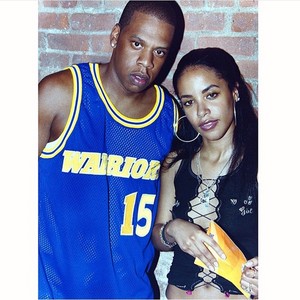 Aaliyah & Jay-Z *rare shot*