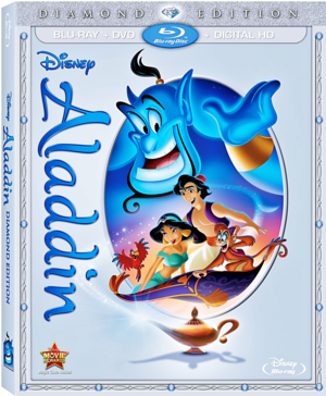 Aladdin: Diamond Edition Blu-Ray Cover