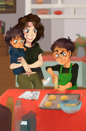  Aunt Cass, Hiro and Tadashi