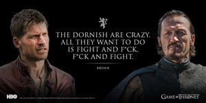  Bronn and Jaime Lannister