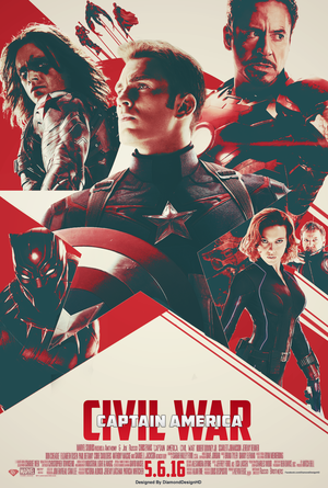  Captain America: Civil War (FAN MADE) Poster