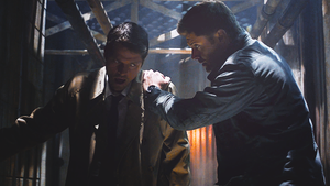 Dean and Castiel 8x07 "A Little Slice of Kevin"