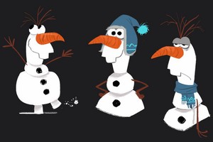  Frozen - Uma Aventura Congelante - Olaf Concept Art