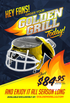 Golden Grill Charcoal Helmet Grill