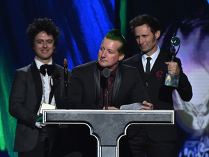  Green Tag Speaking @ the 30th Annual Rock And Roll Hall Of Fame Induction Ceremony