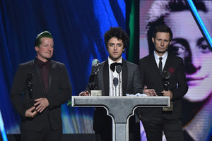  Green Tag Speaking @ the 30th Annual Rock And Roll Hall Of Fame Induction Ceremony