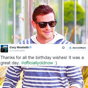  Happy Birthday Our 天使 Cory Monteith <33