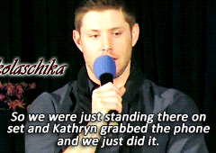  Jensen talking about the cat video with Misha