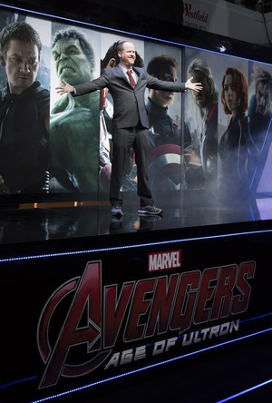  Joss Whedon Red Carpet at Avengers Age of Ultron UK Premiere