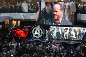  Joss Whedon Red Carpet at Avengers Age of Ultron UK Premiere