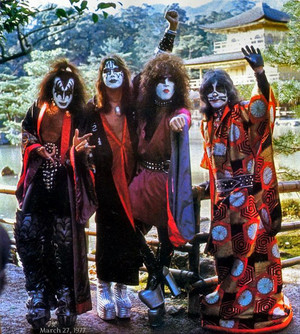  kiss (Spirit Temple) Kyoto, Japan…March 27, 1977