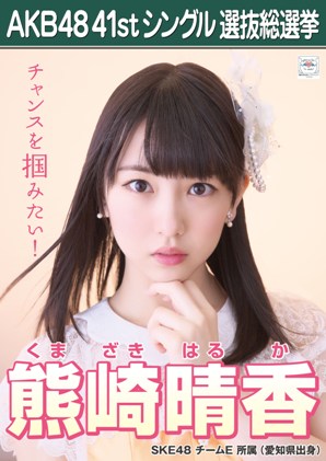  Kumazaki Haruka 2015 Sousenkyo Poster