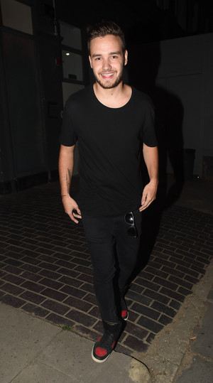  Liam leaving the studio