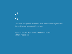  Lighter shade of blue Windows 8 Blue Screen of Death