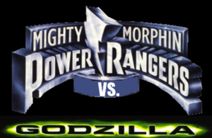 Mighty Morphin' Power Rangers Vs Godzilla official logo