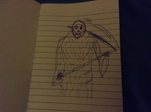  My attempt at drawing the Grim Reaper